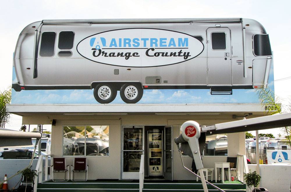 Airstream Orange Country Graphic Wraps