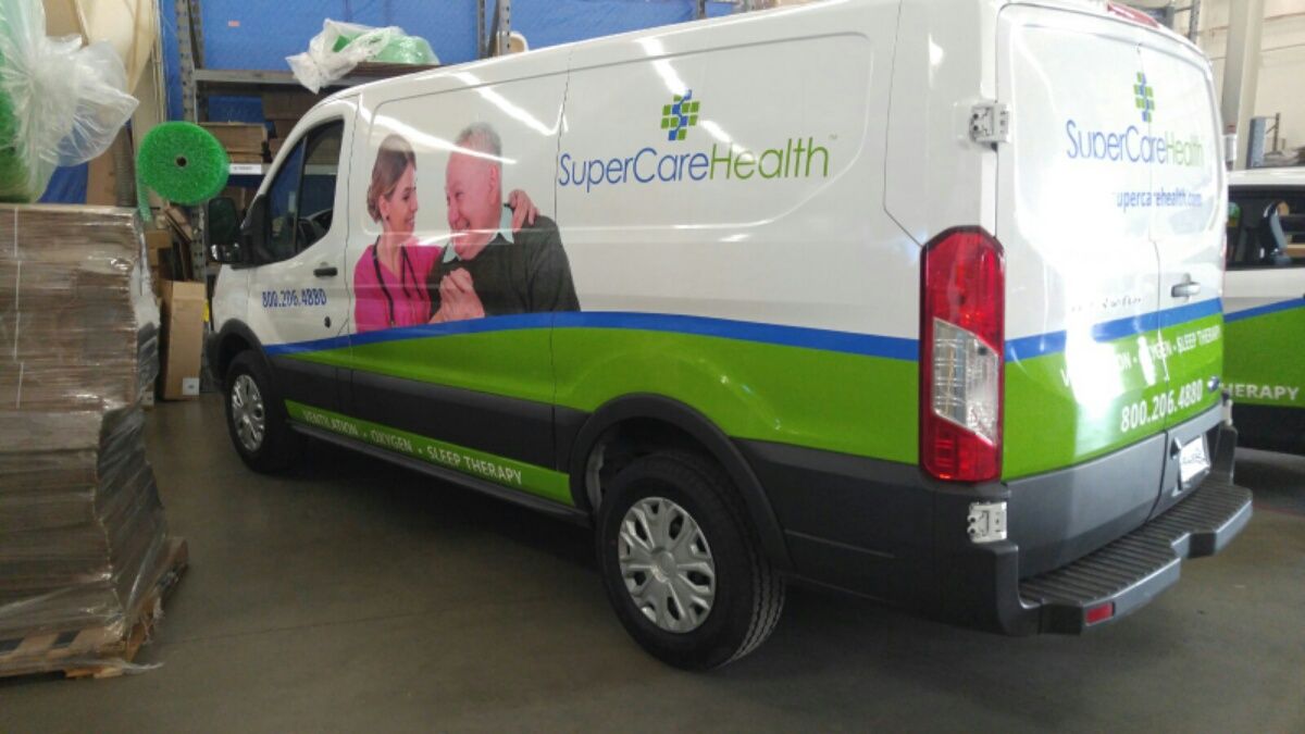 Supercare Health Fleet Wraps