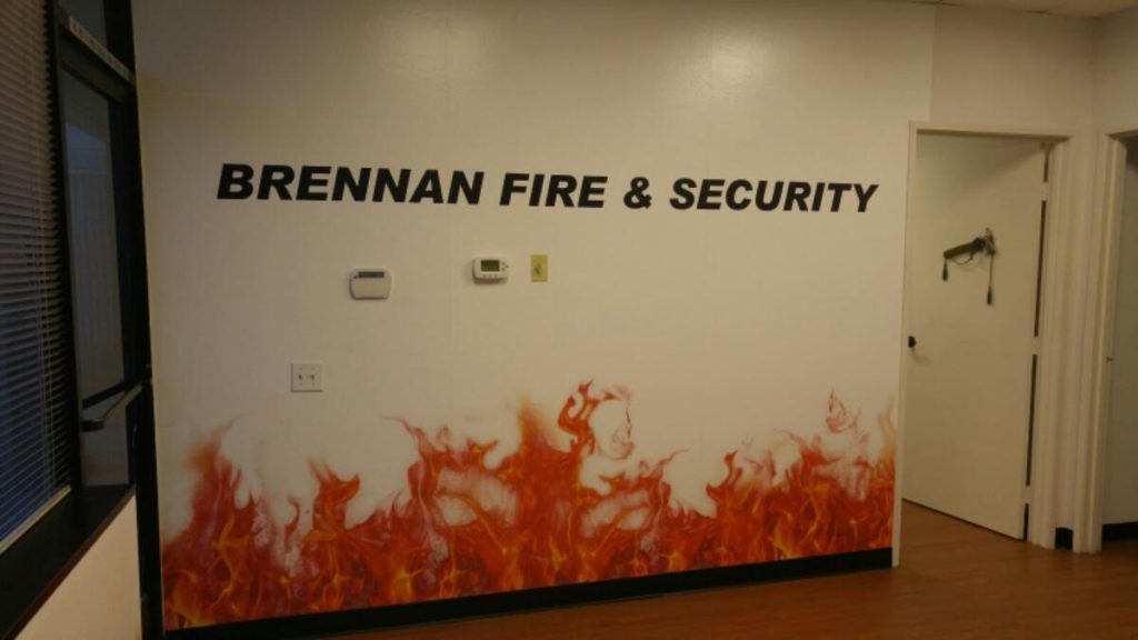 Fire Securit Wall Graphics
