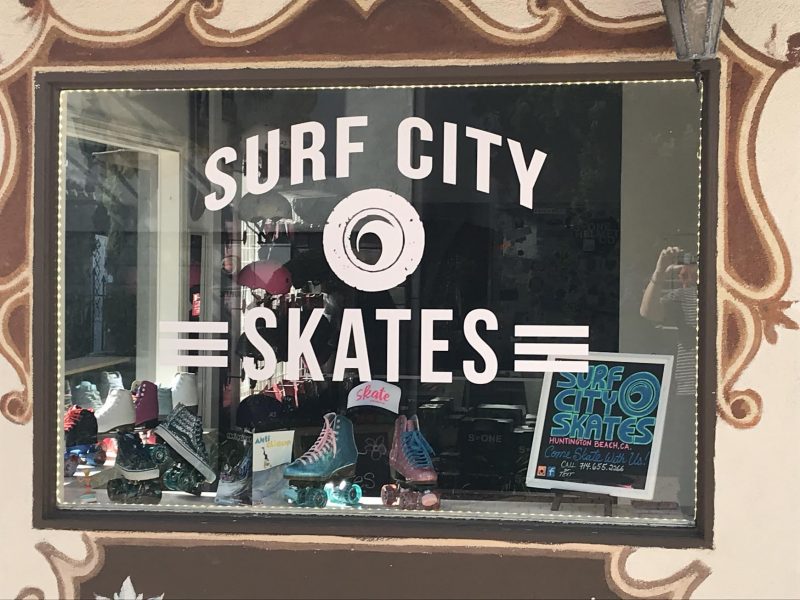 Surf City Skates Window Graphic