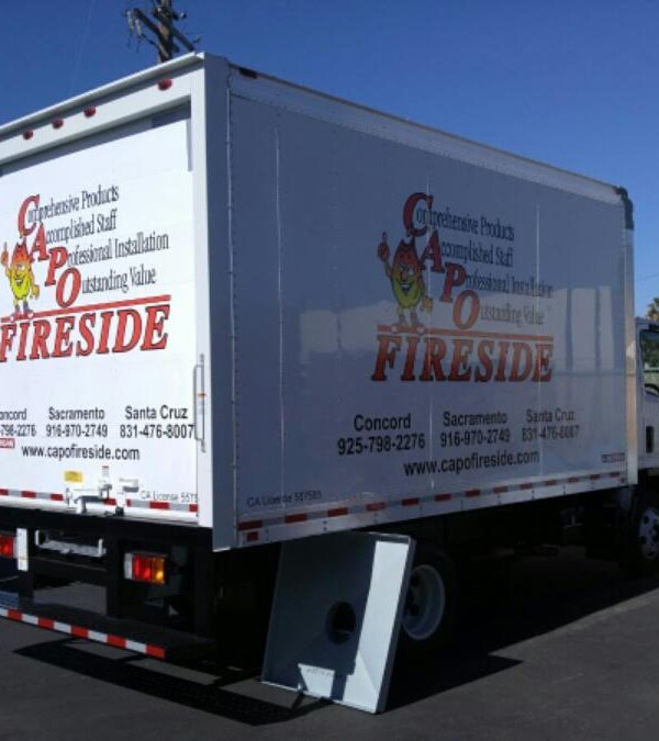 Capo Fireside Semi Truck Wrap